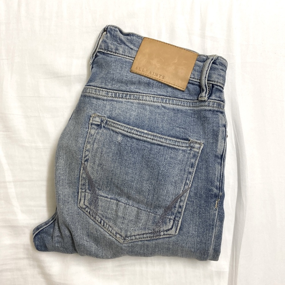 All saints men’s denim cigarette fit W28